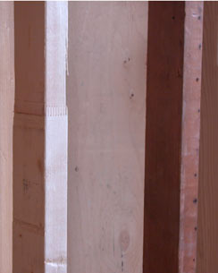 finger joint and reclaimed studs
