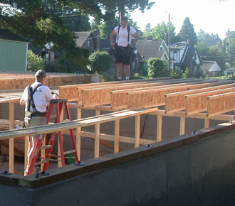 I-joist floor